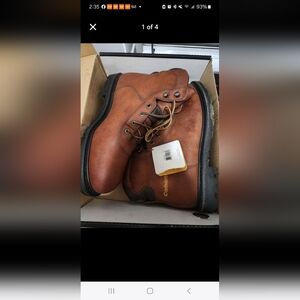 Carhartt Men's Brown Leather Work Boots